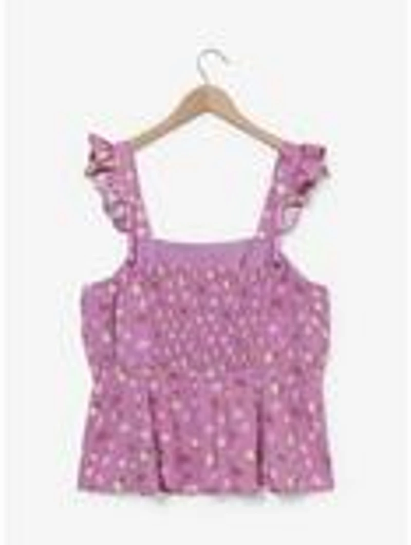 Disney Tangled Icons Ruffled Women's Plus Tank Top