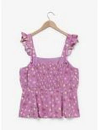 Disney Tangled Icons Ruffled Women's Plus Tank Top