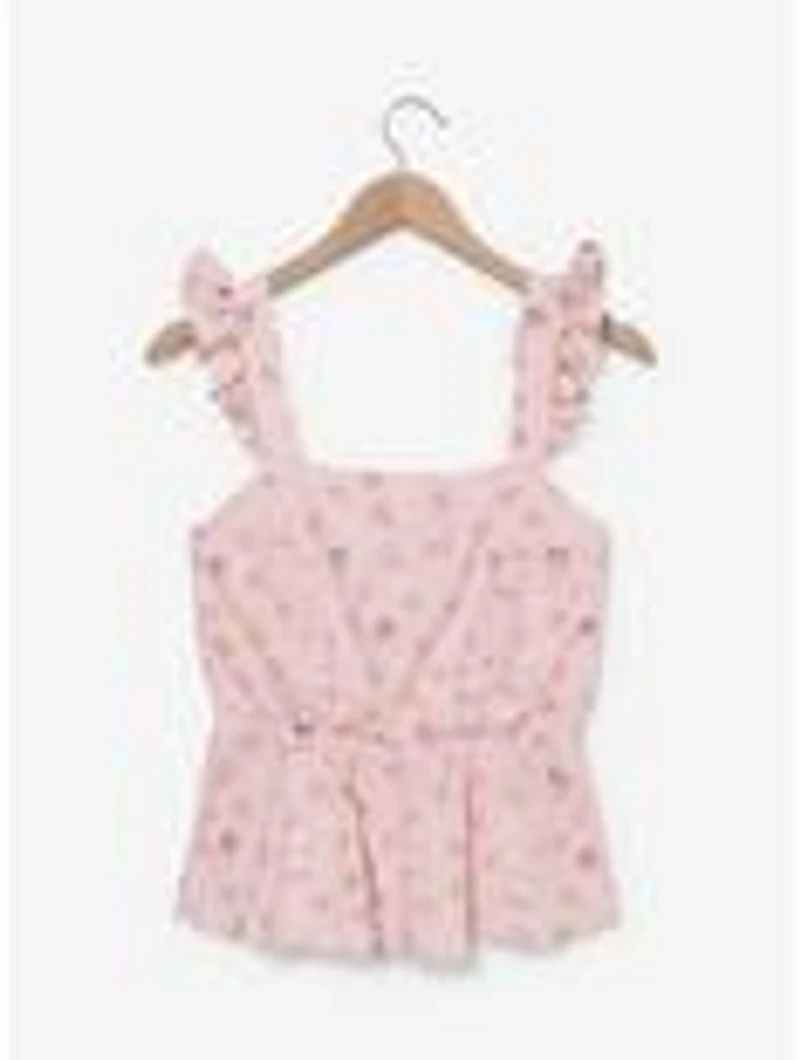 Sanrio Hello Kitty and Friends Ruffled Women's Tank Top — BoxLunch Exclusive