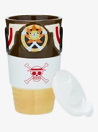 One Piece Thousand Sunny Figural Ceramic Travel Mug