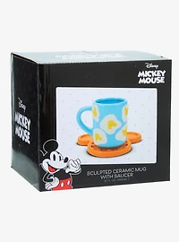 Disney Mickey Mouse Breakfast Mug & Saucer Set - BoxLunch Exclusive