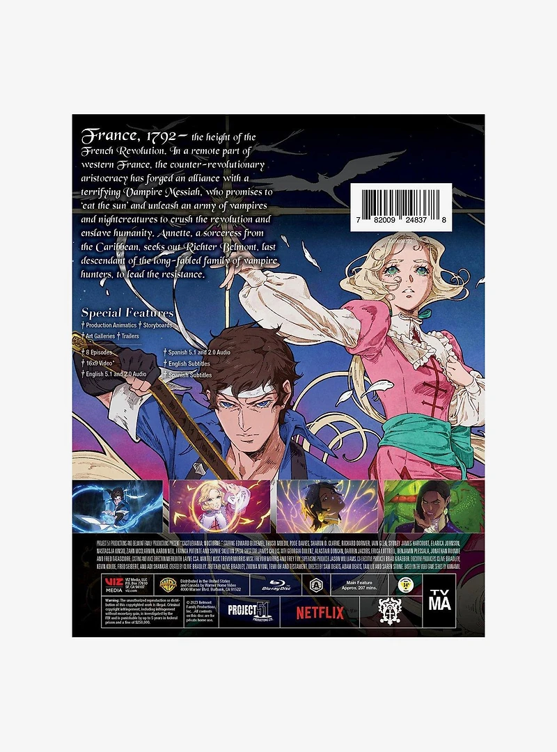 Castlevania Nocturne: The Complete First Season Blu-Ray