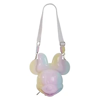Loungefly Disney Minnie Mouse Rainbow Figural Crossbody Bag