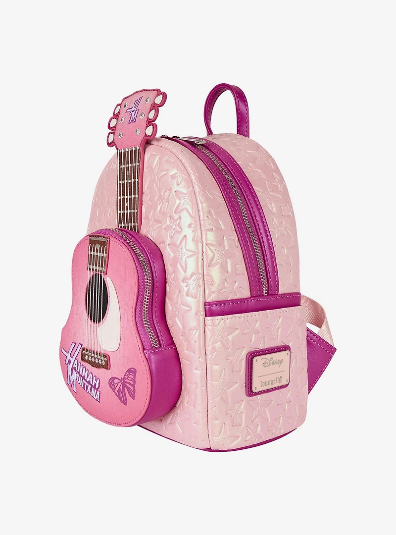 Loungefly Disney Hannah Montana Guitar Shimmer Min Backpack