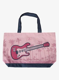 Loungefly Disney Hannah Montana Guitar Canvas Tote Bag