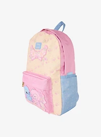 Loungefly Disney Lilo & Stitch Angel & Stitch Floral Nylon Backpack