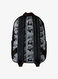 Loungefly Disney The Nightmare Before Christmas Characters Allover Print Nylon Backpack