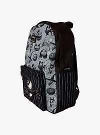 Loungefly Disney The Nightmare Before Christmas Characters Allover Print Nylon Backpack