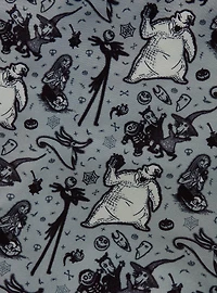 Loungefly Disney The Nightmare Before Christmas Characters Allover Print Nylon Backpack