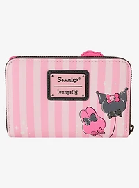 Loungefly Sanrio My Melody & Kuromoi Striped Small Zip Wallet