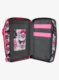 Loungefly Sanrio My Melody & Kuromoi Striped Small Zip Wallet