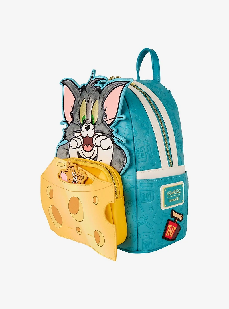 Loungefly Tom & Jerry Plush Figural Mini Backpack