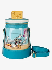 Loungefly Tom and Jerry Chase Scene Spinning Crossbody Bag