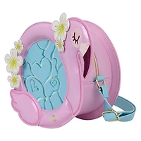 Loungefly Flamingo Pool Float Figural Crossbody Bag with Coin Purse