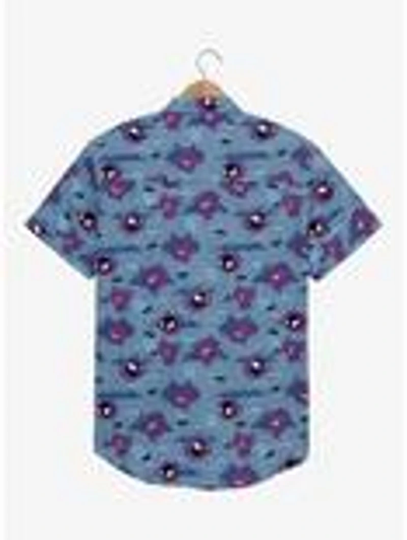 Pokémon Ghost Type Allover Print Woven Button-Up - BoxLunch Exclusive