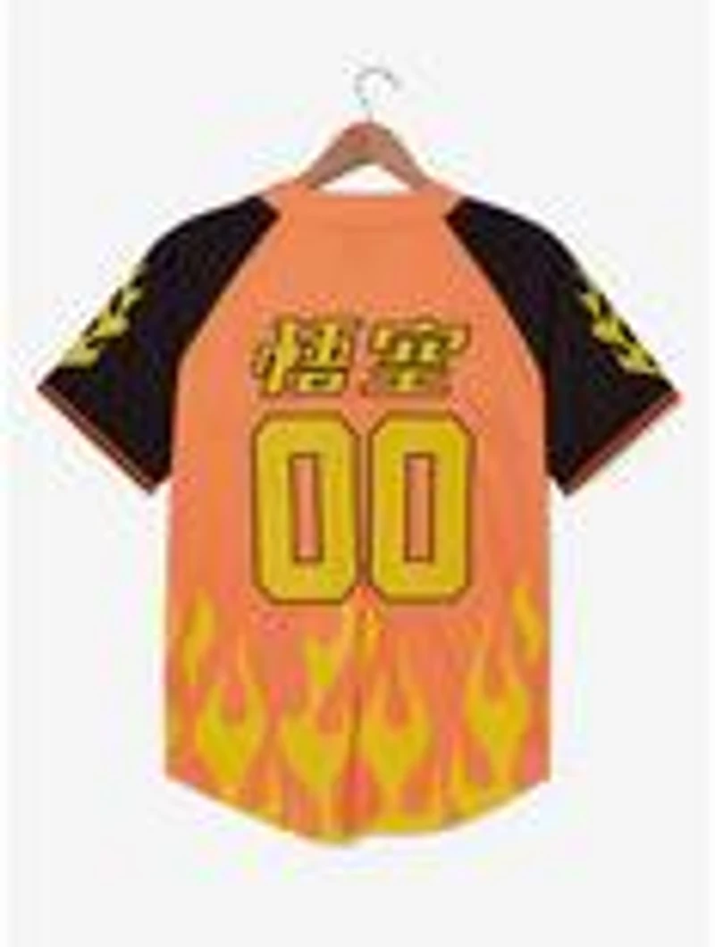 Dragon Ball Z Flame Baseball Jersey - BoxLunch Exclusive