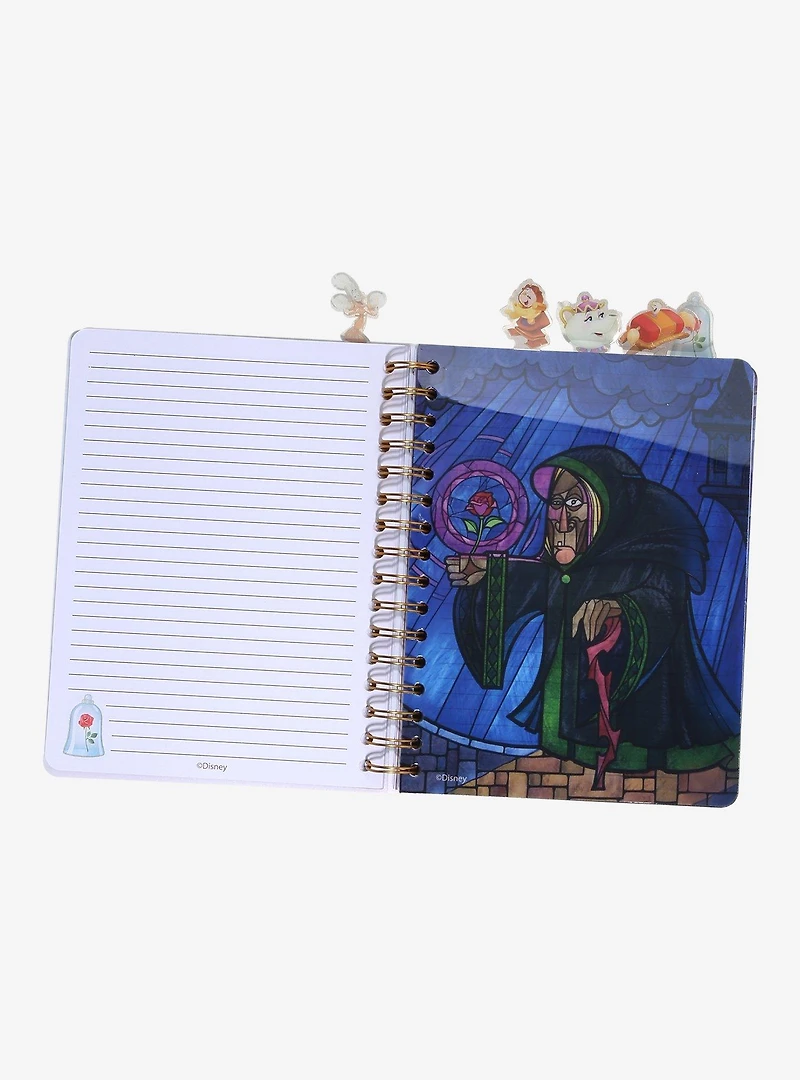 Disney Beauty and the Beast VHS Cover Figural Tab Journal - BoxLunch Exclusive