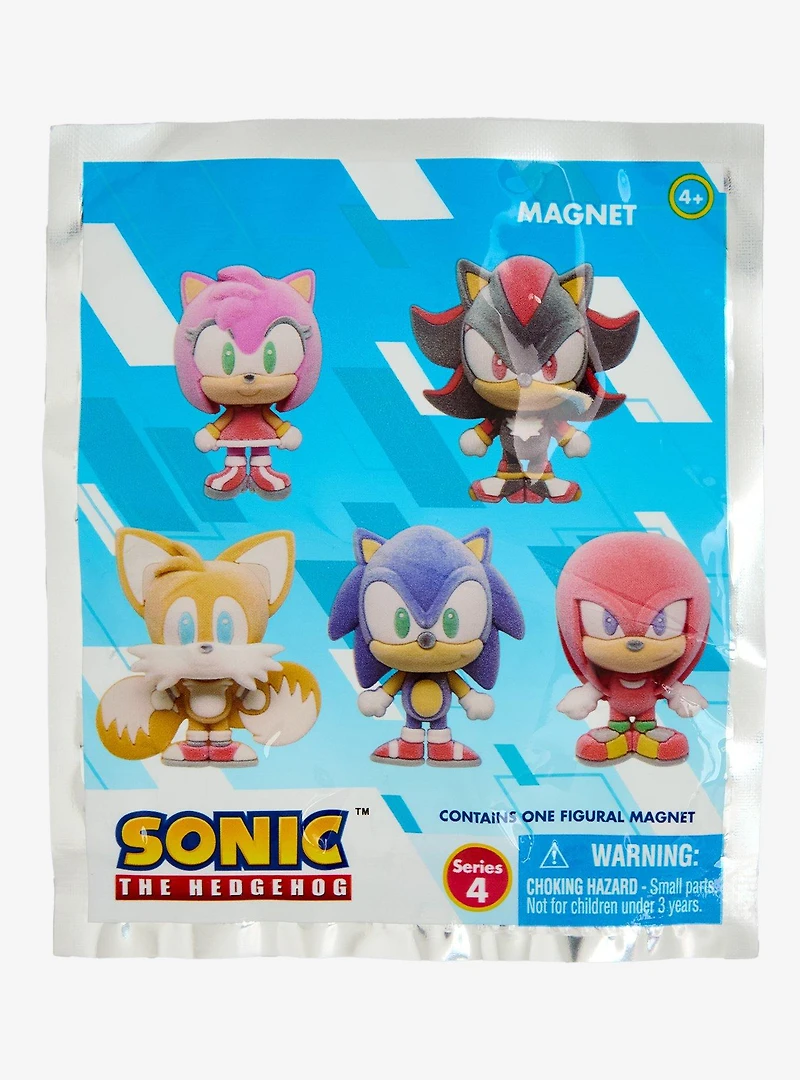 Sonic the Hedgehog Blind Bag Flocked Magnet - BoxLunch Exclusive