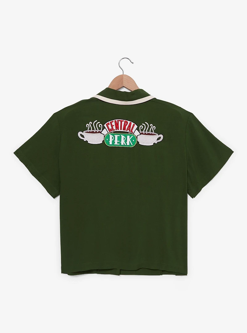 Friends Central Perk Women's Plus Cropped Diner Shirt