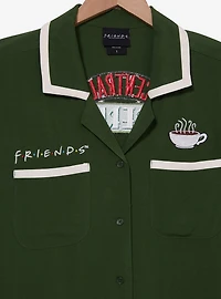 Friends Central Perk Women's Plus Cropped Diner Shirt