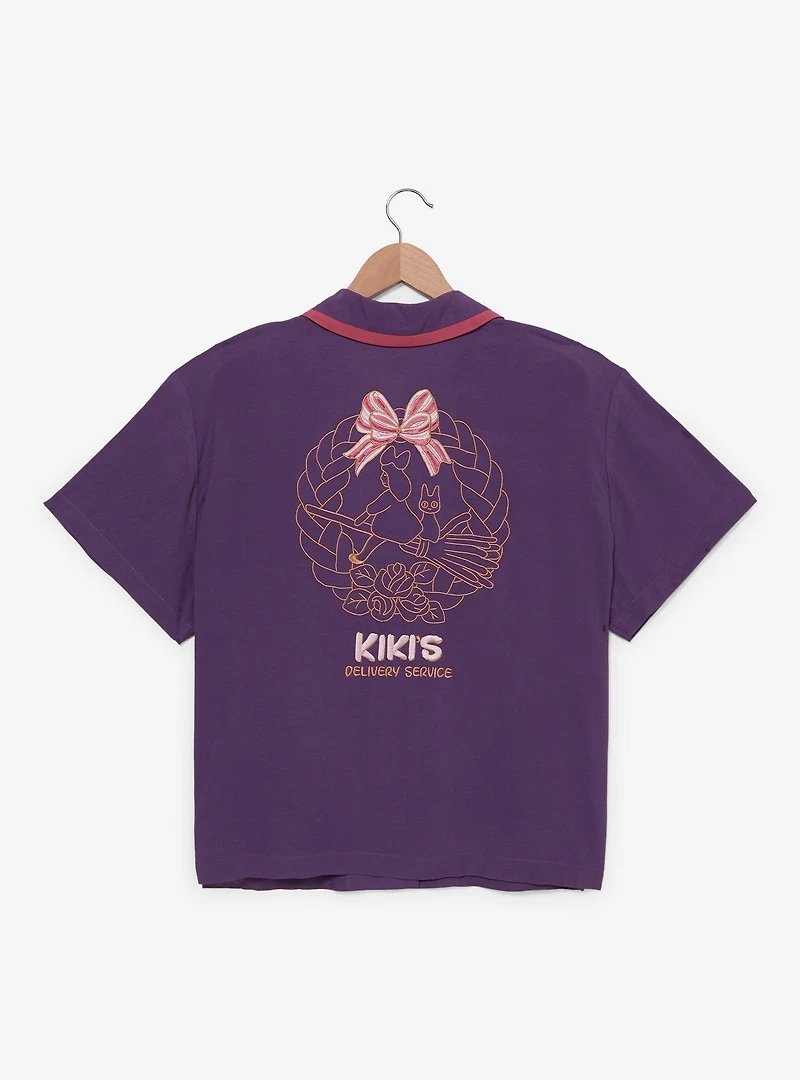 Studio Ghibli® Kiki's Delivery Service Women's Plus Cropped Diner Shirt