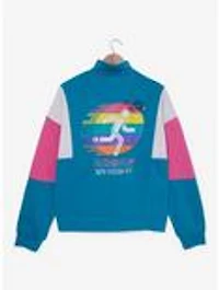 Squid Game Pink & Blue Women's Plus Quarter Zip Crewneck — BoxLunch Exclusive