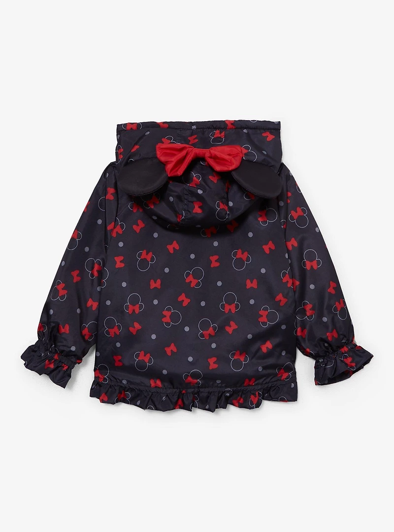 Disney Minnie Mouse 3D Ears and Bow Toddler Sherpa-Lined Windbreaker