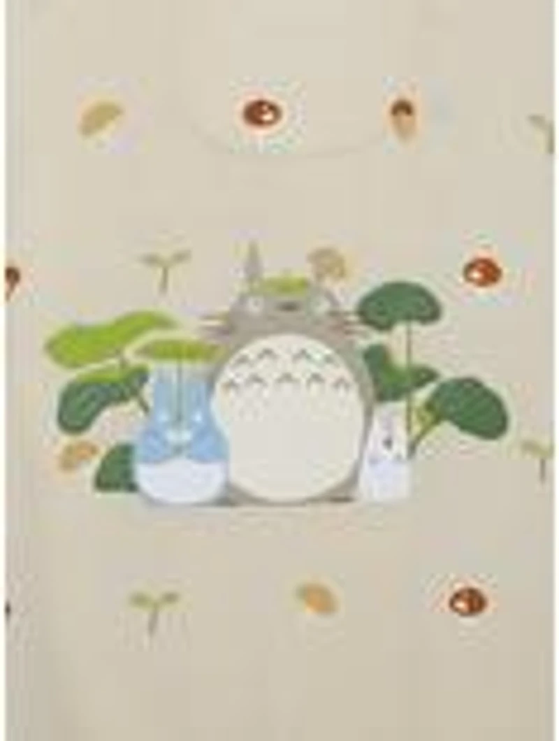 Studio Ghibli® My Neighbor Totoro Acorn Allover Print Toddler Woven Button Up — BoxLunch Exclusive