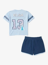 Disney Frozen Elsa Football Jersey Toddler Shirt and Short Set — BoxLunch Exclusive