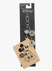 Disney Mickey Mouse Tennis Retractable Lanyard Keychain - BoxLunch Exclusive