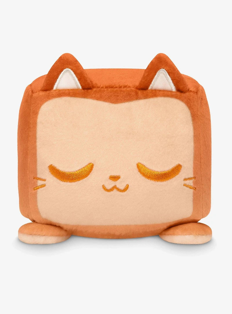 TeeTurtle Cat Loaf Bread Scented 4 Inch Reversible Plush