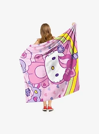 Hello Kitty Love And Unicorns Silk Touch Throw Blanket