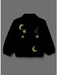 Disney Fantasia Sorcerer Mickey Toddler Glow-in-the-Dark Denim Jacket - BoxLunch Exclusive