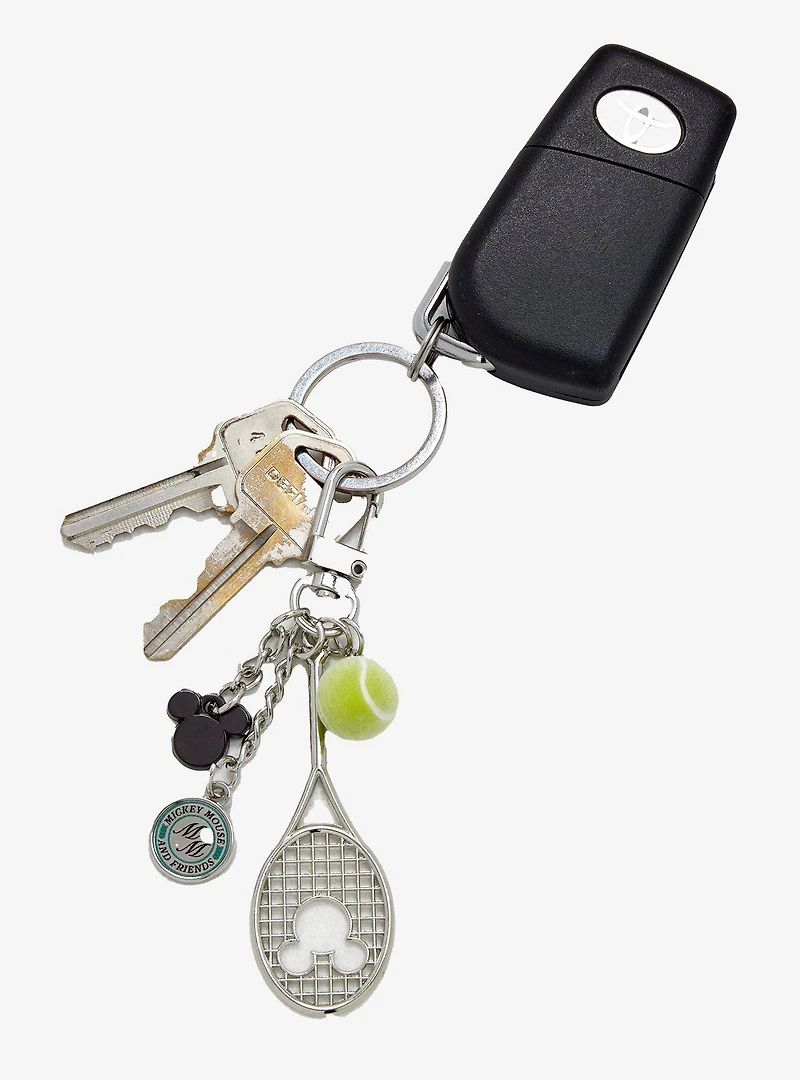 Disney Mickey Mouse Tennis Multi-Charm Keychain - BoxLunch Exclusive