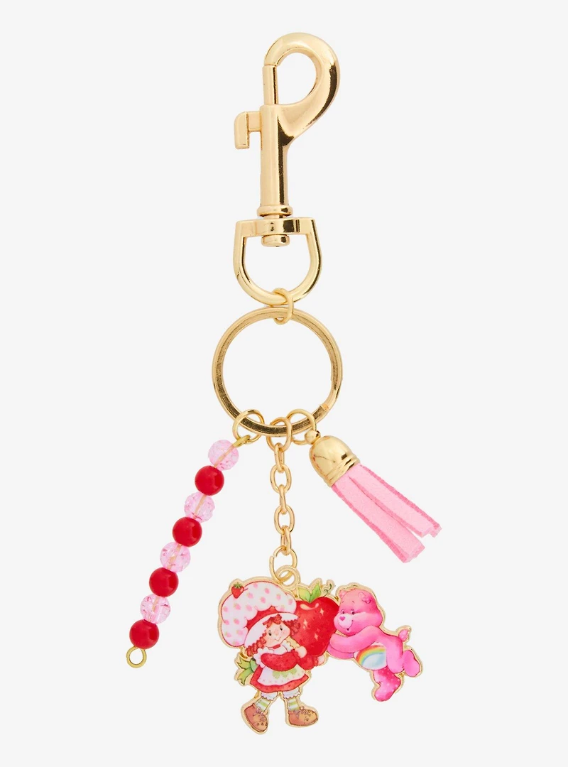 Care Bears x Strawberry Shortcake Cheer Bear & Strawberry Shortcake Multi-Charm Keychain - BoxLunch Exclusive