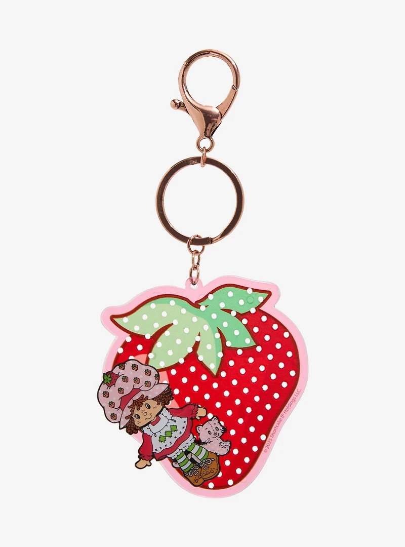 Strawberry Shortcake Strawberry Pegboard & Pin Keychain - BoxLunch Exclusive
