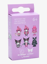 Loungefly Sanrio Kuromi & My Melody Black & Pink Blind Box Enamel Pin