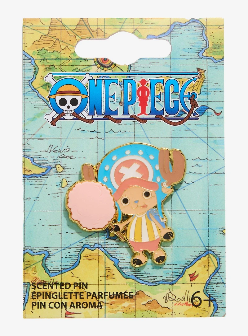 Loungefly One Piece Chopper with Cotton Candy Scented Enamel Pin - BoxLunch Exclusive
