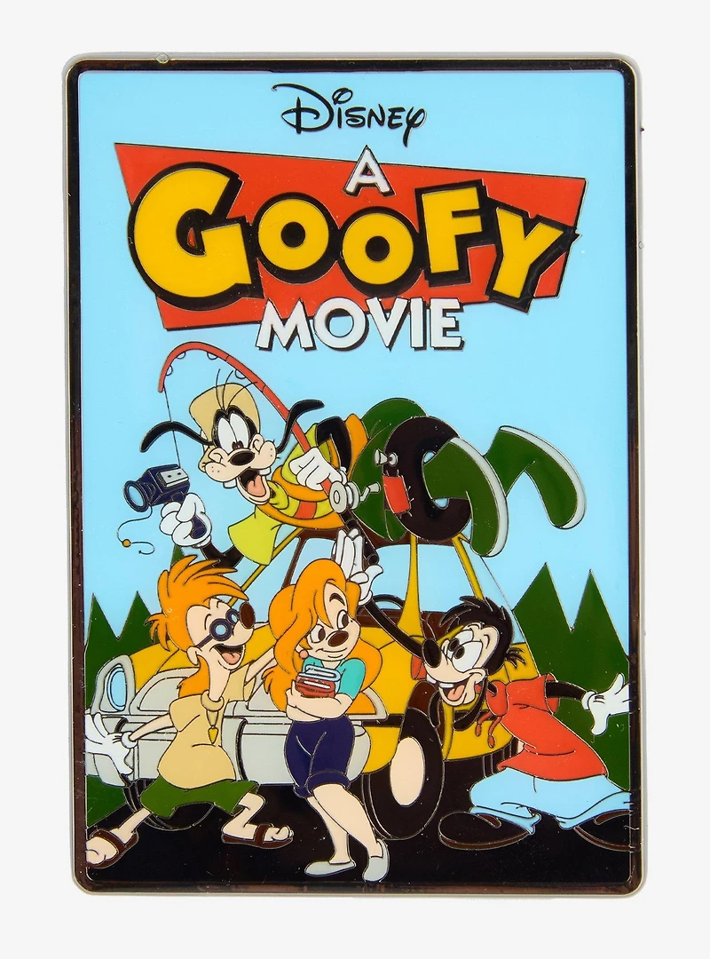 Loungefly Disney A Goofy Movie VHS Cover Sliding Limited Edition Enamel Pin - BoxLunch Exclusive