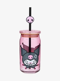 Sanrio Kuromi Rhinestone Tumbler with Straw Charm