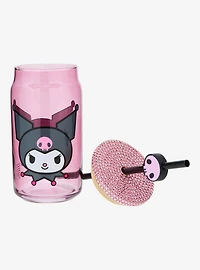 Sanrio Kuromi Rhinestone Tumbler with Straw Charm