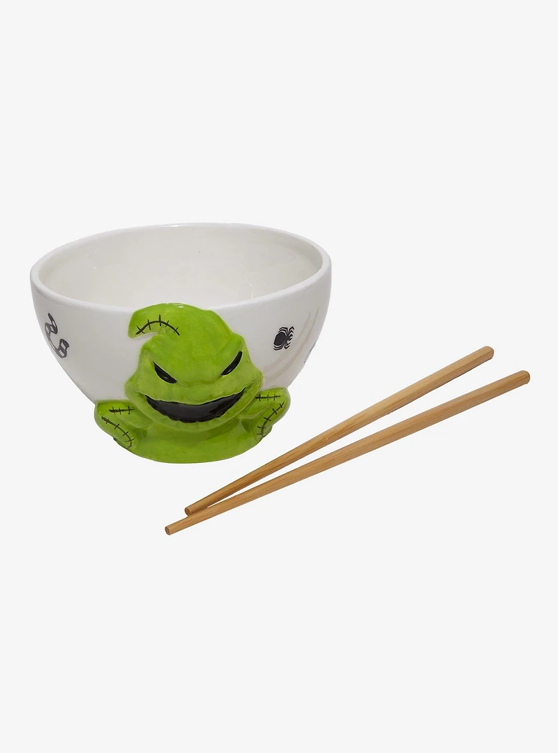Disney The Nightmare Before Christmas Oogie Boogie Molded Ramen Bowl with Chopsticks - BoxLunch Exclusive
