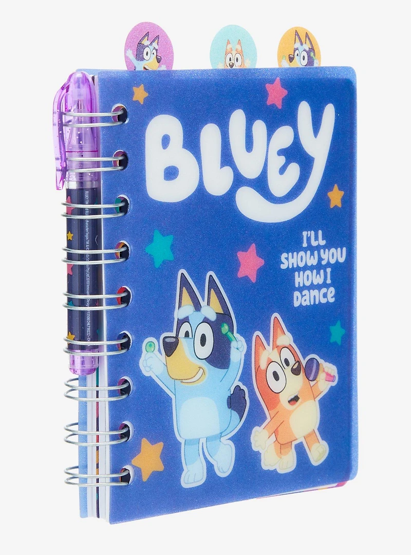 Bluey Bingo & Bluey Mini Figural Tab Journal and Pen