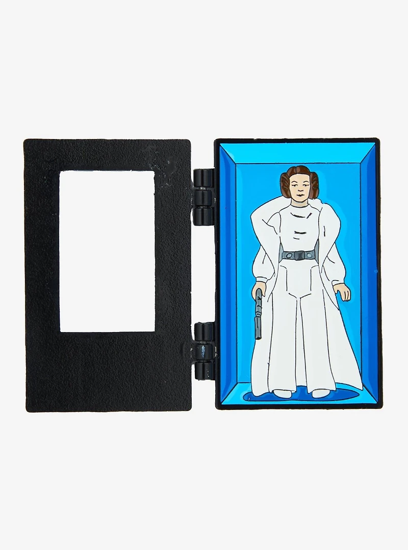 Loungefly Star Wars Princess Leia Action Figure Hinged Enamel Pin - BoxLunch Exclusive