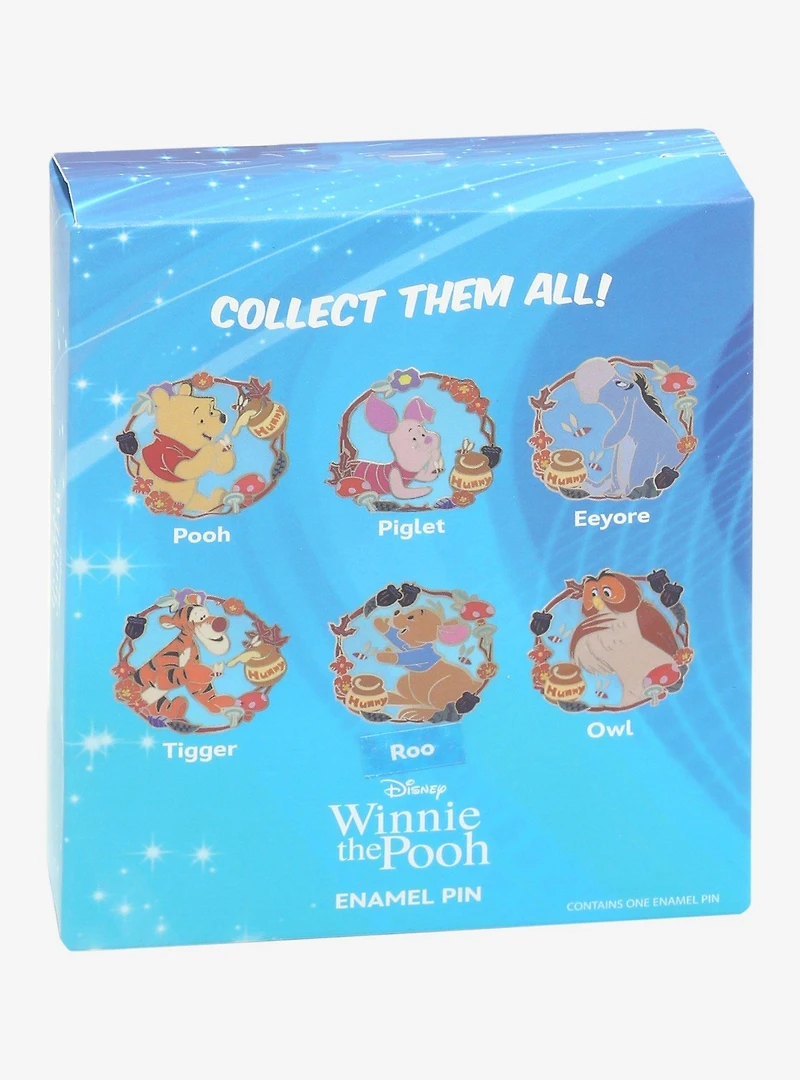 Disney Winnie the Pooh Character Wreaths Blind Box Enamel Pin - BoxLunch Exclusive