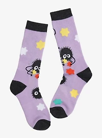 Studio Ghibli® Spirited Away Soot Sprites Allover Print Crew Socks — BoxLunch Exclusive
