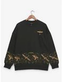 DreamWorks How To Train Your Dragon Toothless Floral Embroidered Crewneck - BoxLunch Exclusive
