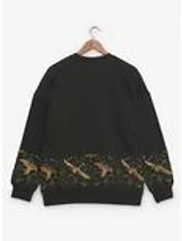 DreamWorks How To Train Your Dragon Toothless Floral Embroidered Crewneck - BoxLunch Exclusive