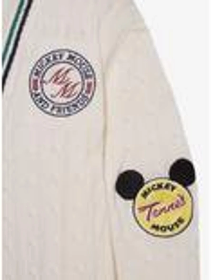 Disney Mickey Mouse and Friends Country Club Tennis Icons Cardigan - BoxLunch Exclusive