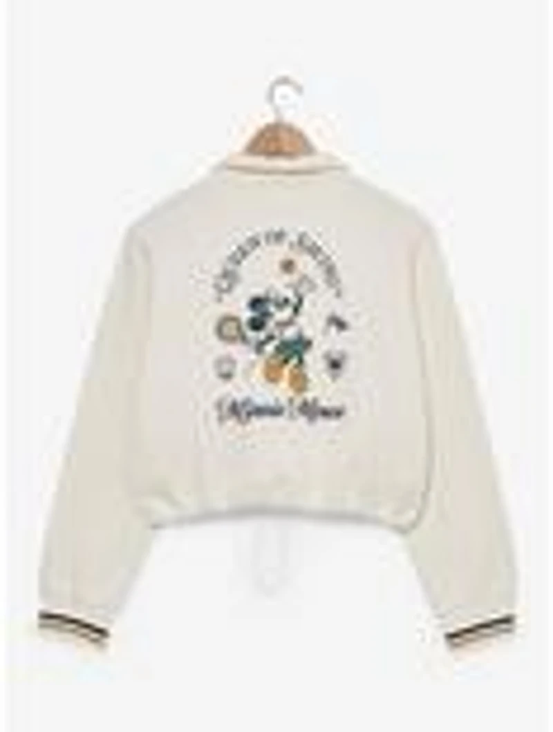 Disney Minnie Mouse Tennis Quarter Zip Women's Crewneck — BoxLunch Exclusive
